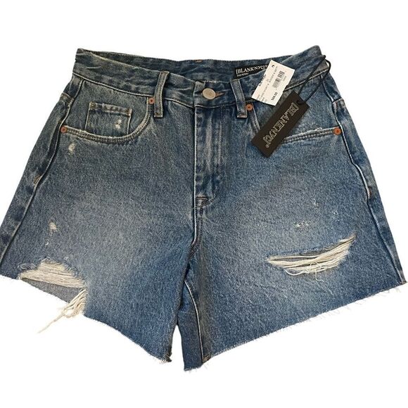 NWT Blank NYC Perry Mom Denim Shorts - Picture 1 of 7